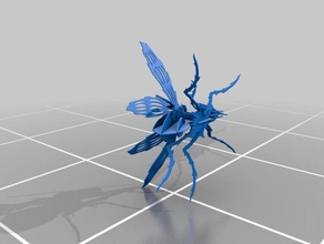 hornet montado o quebra-cabeça 3d esculturas a arte biologia inseto escultura 3d print model - Mito3D