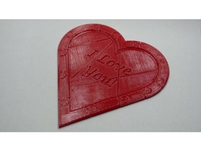 gizli mesaj kalp bulmaca puzzle valentine Sevgililer Günü hediyeleri 3d print model - Mito3D