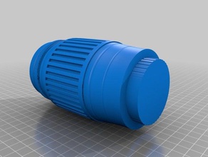 pentax lente de la cámara en forma contenedor La impresión 3d 3d print model - Mito3D