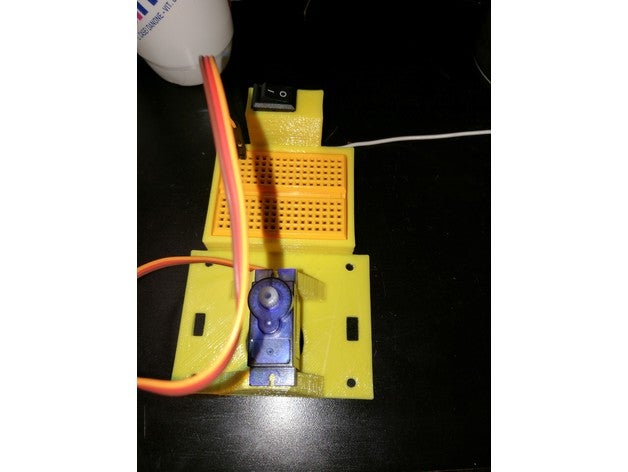 servo- breadboard- switchholder robot car kit robotics arduino 3D print model - Mito3D