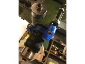 drill press depth gauge mount parts 3d print model - Mito3D