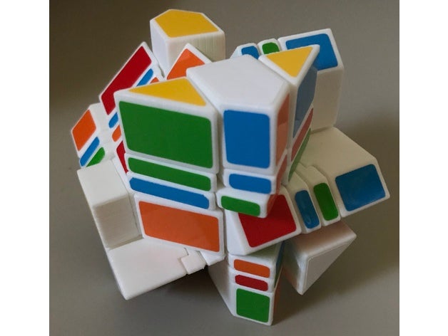 3x3x7 fisher cube puzzles 3d puzzle rubics rubik rubik's rubikscube rubiks rubix tiny twisty twistypuzzes game 3D print model - Mito3D