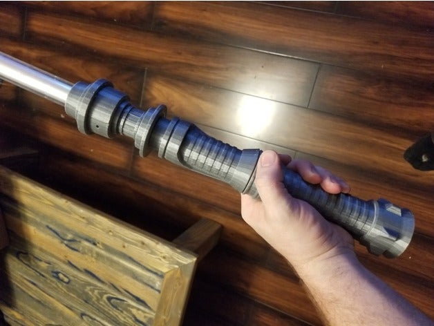 kyle katarn ışın kılıcı video oyunları arıza covertec karanlık güçler jedi outcast lightsaber tutumlu star wars 3D print model - Mito3D