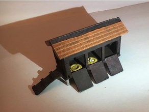 miniature poulailler jouets & jeux de poulet le mdn prop donjons dragons la fantaisie figurine 28mm un jeu rôle 3d print model - Mito3D