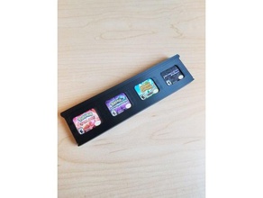 3ds cartucho de caso jogos vídeo cartão jogo nintendo 3d print model - Mito3D