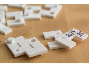 Impressora 3d de calibração pedaço pinos A impressão testes 3d print model - Mito3D