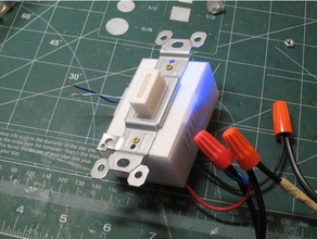 Licht-Schalter-box - Elektronik esp8266 Licht-Schalter 3d print model - Mito3D