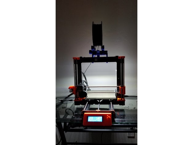 prusa mk3 lumière crochets Imprimante 3d accessoires barre de support original boîte commutation 3D print model - Mito3D
