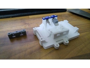 hypercube x-carriage - integrated belt tensioner mod 3d printer parts 3d print model - Mito3D