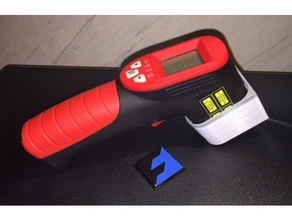 Inhaber ir-thermometer hobby Halter ir mount 3d print model - Mito3D