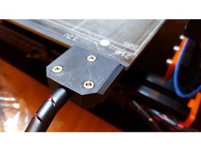 prusa mk2 mk2s mk3 mk25 heat bed cable cover 3d printer parts 3d print model - Mito3D