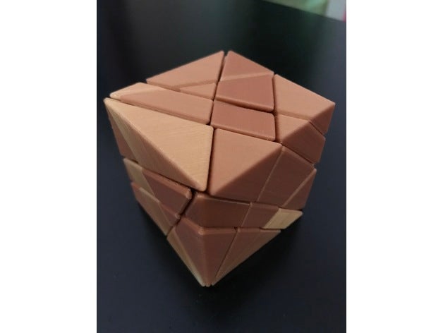3x3x5 axis cube puzzles 3d puzzle brainteaser rubik rubik's mod rubikscube rubiks twistypuzzes twisty cubes 3D print model - Mito3D