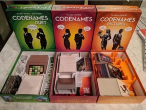 codenames board game inserts including deep undercover duet pictures toy & accessories boardgame boardgames 3d print model - Mito3D