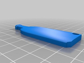bottle keychain 3d printing 3d print model - Mito3D