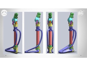 protesi gamba fabrilab persone abilita promimetic 3d print model - Mito3D