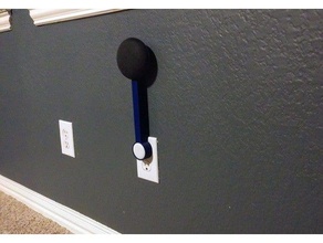une autre maison de google mini prise mont décor le cordon la montage home plug mur invisible courant fiche 3d print model - Mito3D