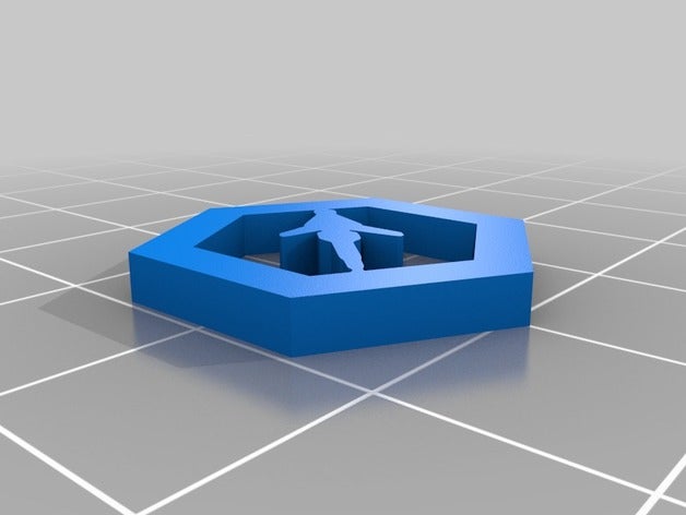 x-wing harpoon token games 3D print model - Mito3D