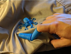 flexible tpu finglonger diy man can dream monoprice delta mp mini ninjaflex 3d print model - Mito3D