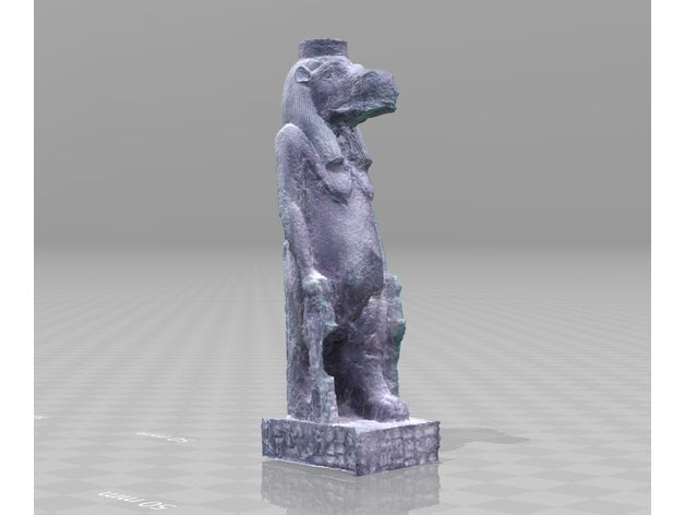 taweret sculpture d'analyse sculptures 3D print model - Mito3D