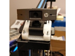 hp hd 2300 3d printer accessories cr10 hd2300 webcam holder mount 3d print model - Mito3D