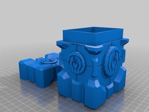 golgari swarm - companion single deck box toy & game accessories mtg 3d print model - Mito3D