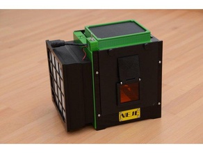 neje laser coperchio della ventola macchine utensili il fan filtro incisore la protezione 3d print model - Mito3D