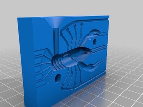 crayfish lure mold sport & outdoors animal customizable fast print fishing sculpture 3d print model - Mito3D