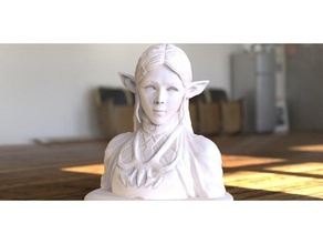 Prenses zelda heykeller efsane 3d print model - Mito3D
