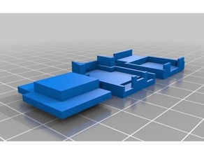 digispark Fall Kabel-Loch 3d-drucken usb 3d print model - Mito3D
