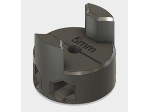 flexible shaft coupler adapter 5mm nema 17 3d printer parts connection stepper 3d print model - Mito3D