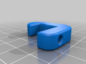 espelho clipe peças de substituição cômoda do suporte montagem 3d print model - Mito3D
