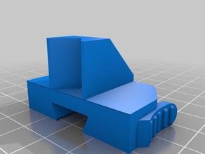 Griff modulare Kork Laster hobby der Miniatur miniaturen Malerei 3d print model - Mito3D