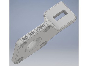 y motor bracket creality cr-10 3d printer parts nema 17 mount reinforcement stepper vibration damper 3d print model - Mito3D