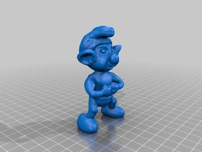 smurfs - hefty sculptures toys 3d print model - Mito3D