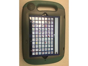chiave di guardia 77 cellule proloquo2go gonow robusto tablet aac assistivetech dispositivo assistenza per anziani disabili tecnologie assistive logopedia 3d print model - Mito3D