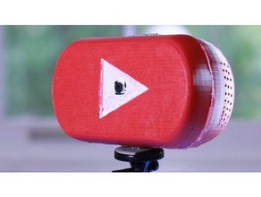 youtube streaming ao vivo de câmara câmera transmissão raspberry pi caso tela sensível toque a vídeo o 3d print model - Mito3D