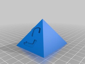 pyramide de test L'impression 3d tests 3d print model - Mito3D