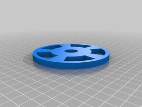 simple wheel robotics wheels 3d print model - Mito3D