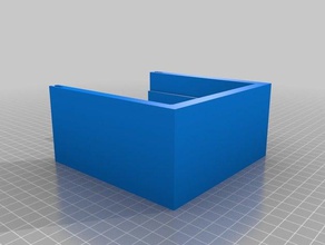 esculpida painel de caixa peça A impressão 3d 3d print model - Mito3D