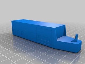 1 64 escala cavalo de reboque sem rodas A impressão 3d 3d print model - Mito3D