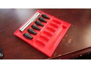 couro perfurado caso porta-ferramentas & caixas 3d print model - Mito3D