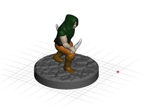 desktophero thief - improved toy & game accessories dungeons dragons 3d print model - Mito3D