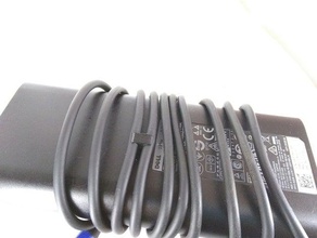 dell power adapter clip organization cable 3d print model - Mito3D