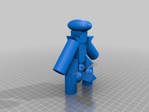 cavalheiro como estrela A impressão 3d 3d print model - Mito3D