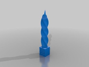 f&f tower panama esculturas 3dpanama prédio cncpanama criador mecamaker panamá torre 3d print model - Mito3D