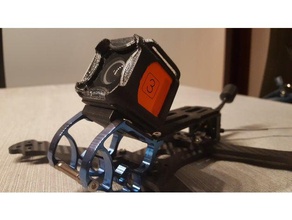 armattan galo câmera hd, placa de suporte hobby foxeer a gopro monte runcam 3d print model - Mito3D