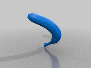 Bananen-Skala Essen & trinken Banane 3d print model - Mito3D