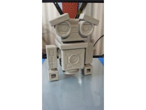 antigo robô esculturas antiga 3d print model - Mito3D