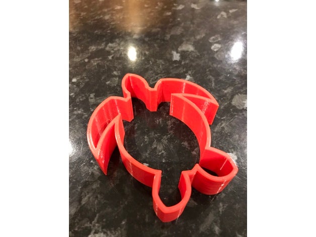 deniz kaplumbağa kurabiye kalıbı mutfak ve yemek 3d çerez kesiciler kesici cookiecutter damgası kaplumbağası kaplumbağalar 3D print model - Mito3D