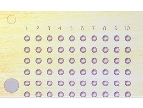 montessori multiplication board beads cnc router math 3d print model - Mito3D